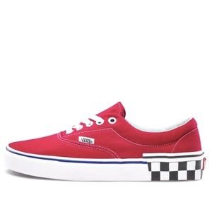 LIKE NEW Vans Era Check Block Low Skate Sneakers